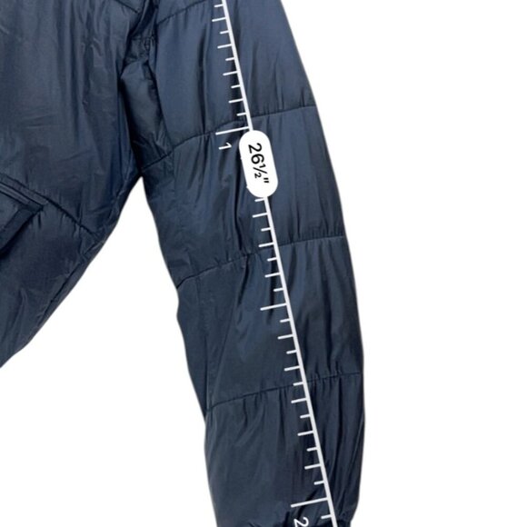 Abercrombie & Fitch Navy Hooded Puffer Jacket Size S - Picture 14 of 15